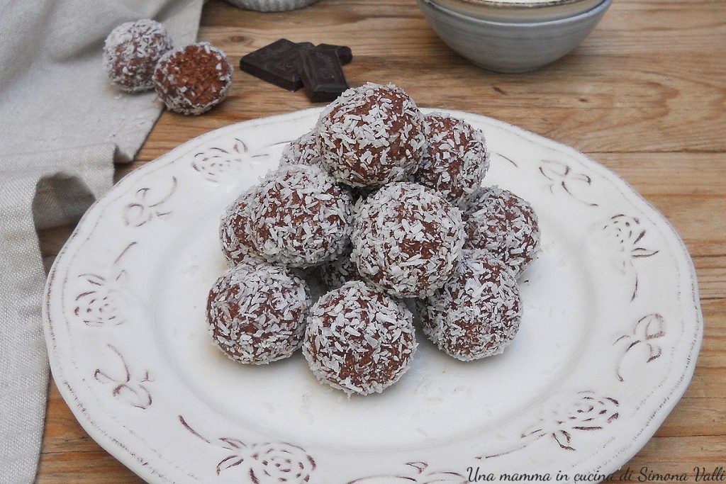 truffes coco et chocolat