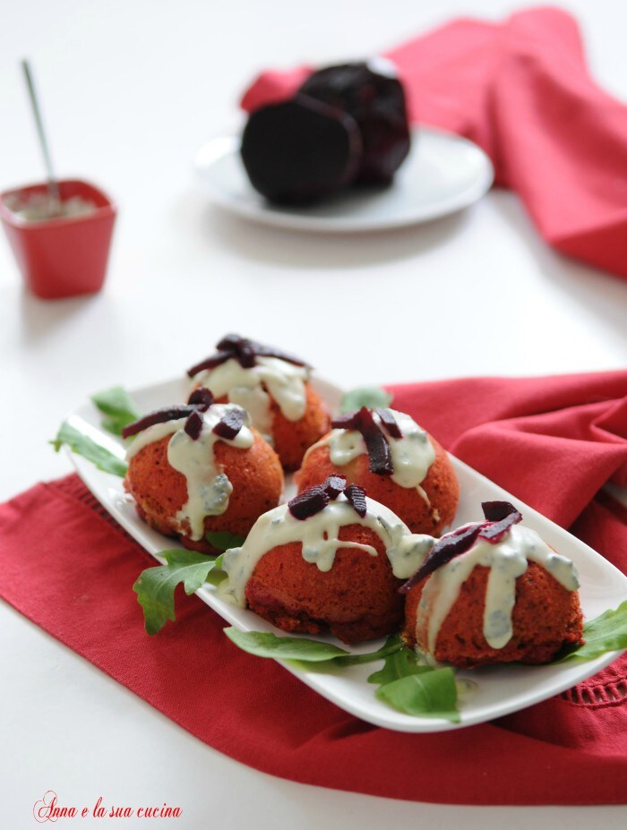 Tartelettes salées aux betteraves