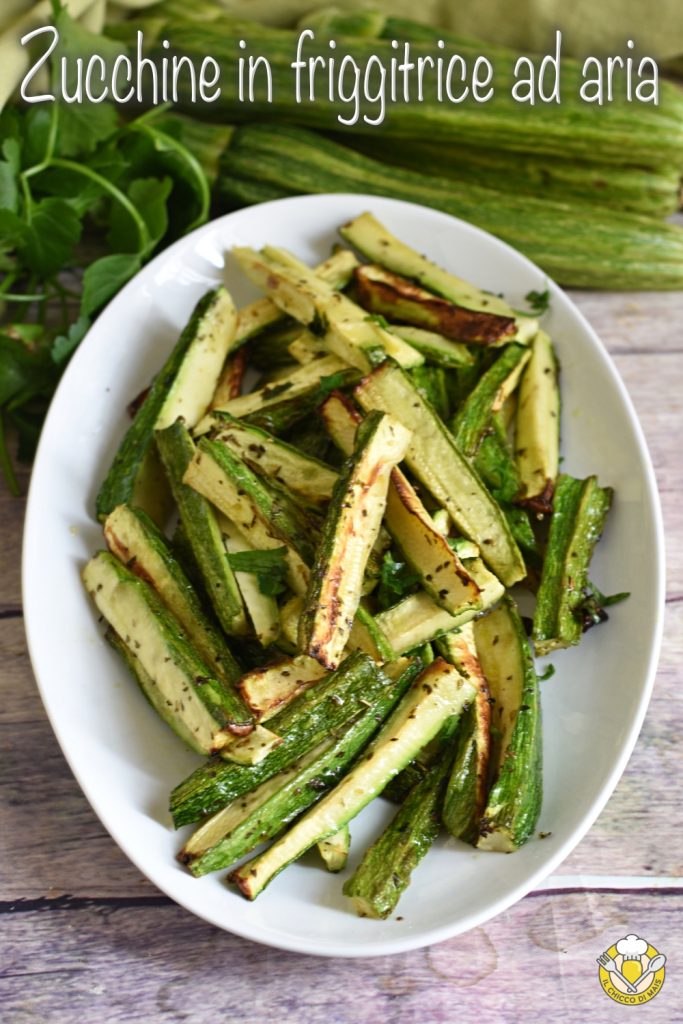 v_ courgettes à la friteuse à air recette rapide courgettes rôties en bâtonnets dans la friteuse à air le grain de maïs