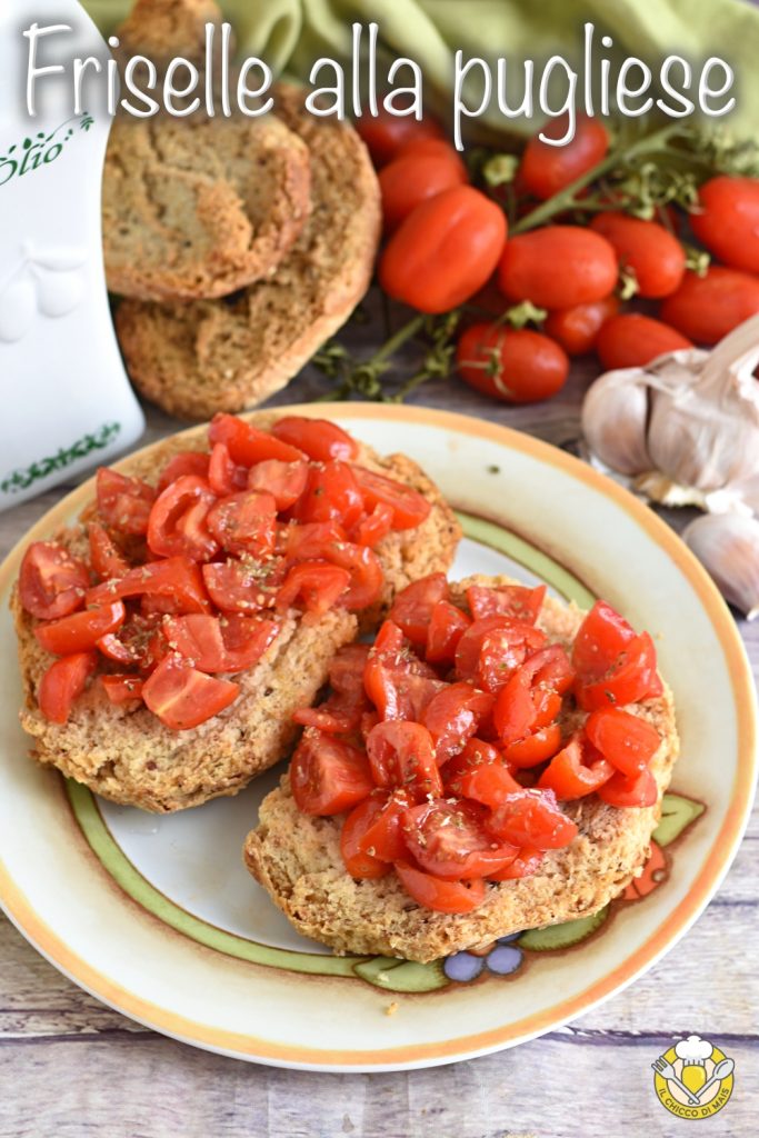 v_ friselle à la pugliese recette originale avec assaisonnement classique combien tremper les frises le grain de maïs