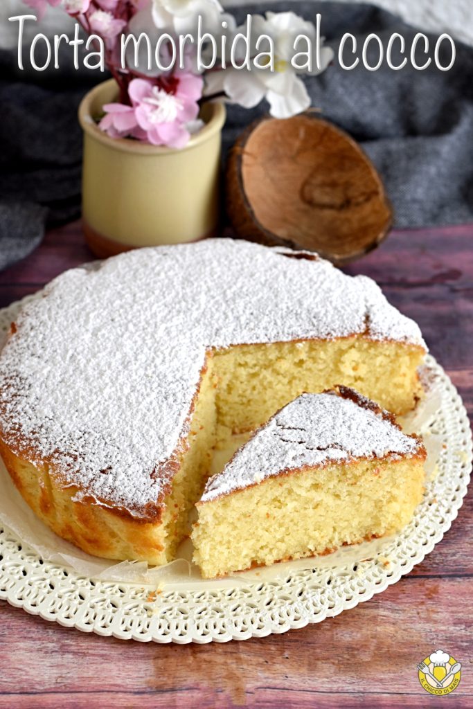 v_ gâteau moelleux à la noix de coco avec ricotta dans la pâte recette douce moelleuse délicieuse pour le petit déjeuner le grain de maïs