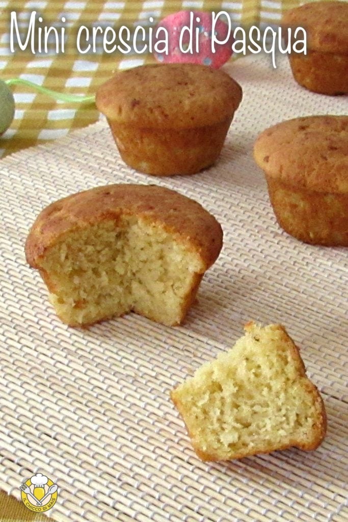 v_ mini crescia de pâques au fromage recette marchigiane crescia ombrienne portion individuelle moule muffin il chicco di mais
