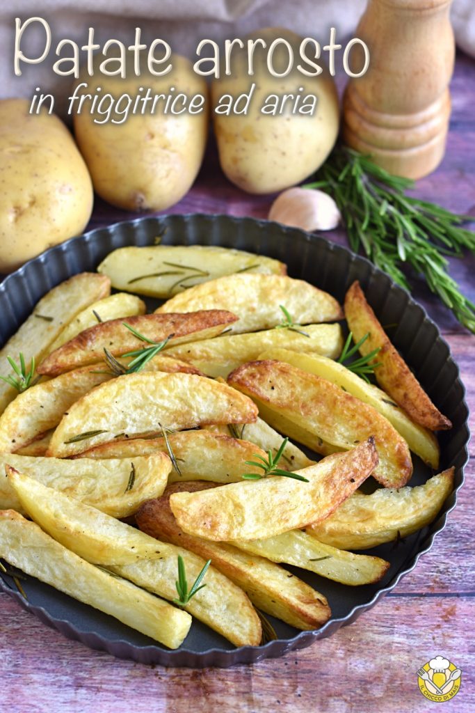 v_ pommes de terre rôties à la friteuse à air croustillantes à l'extérieur moelleuses à l'intérieur recette estivale sans four le grain de maïs