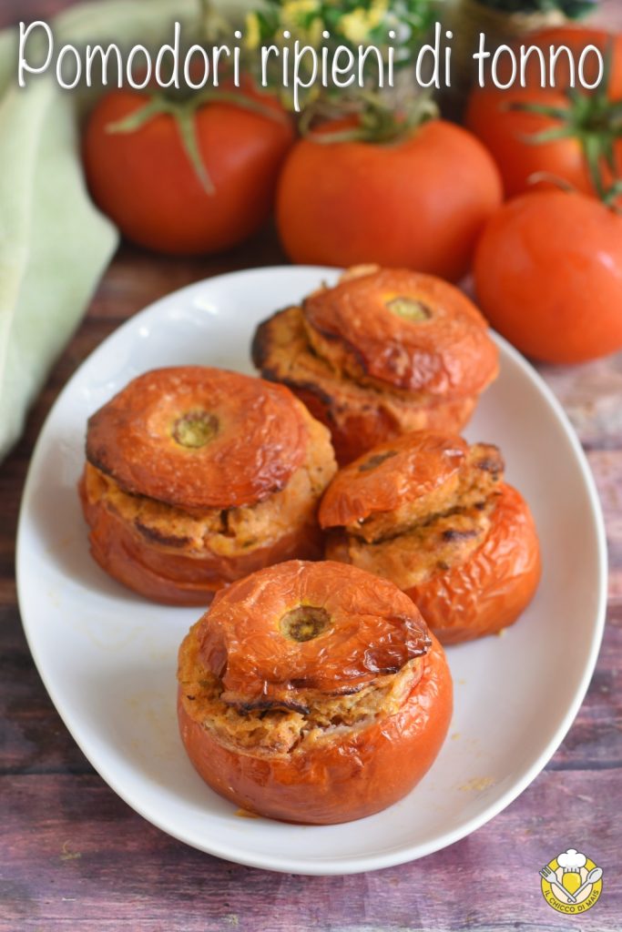 v_ tomates farcies au thon au four recette estivale plat froid savoureux original le chicco di mais