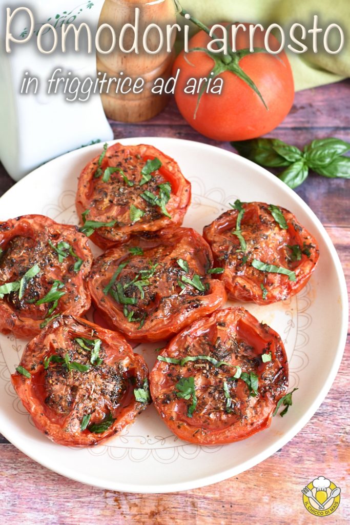 v_ tomates rôties à la friteuse à air recette estivale rapide sans four le grain de maïs