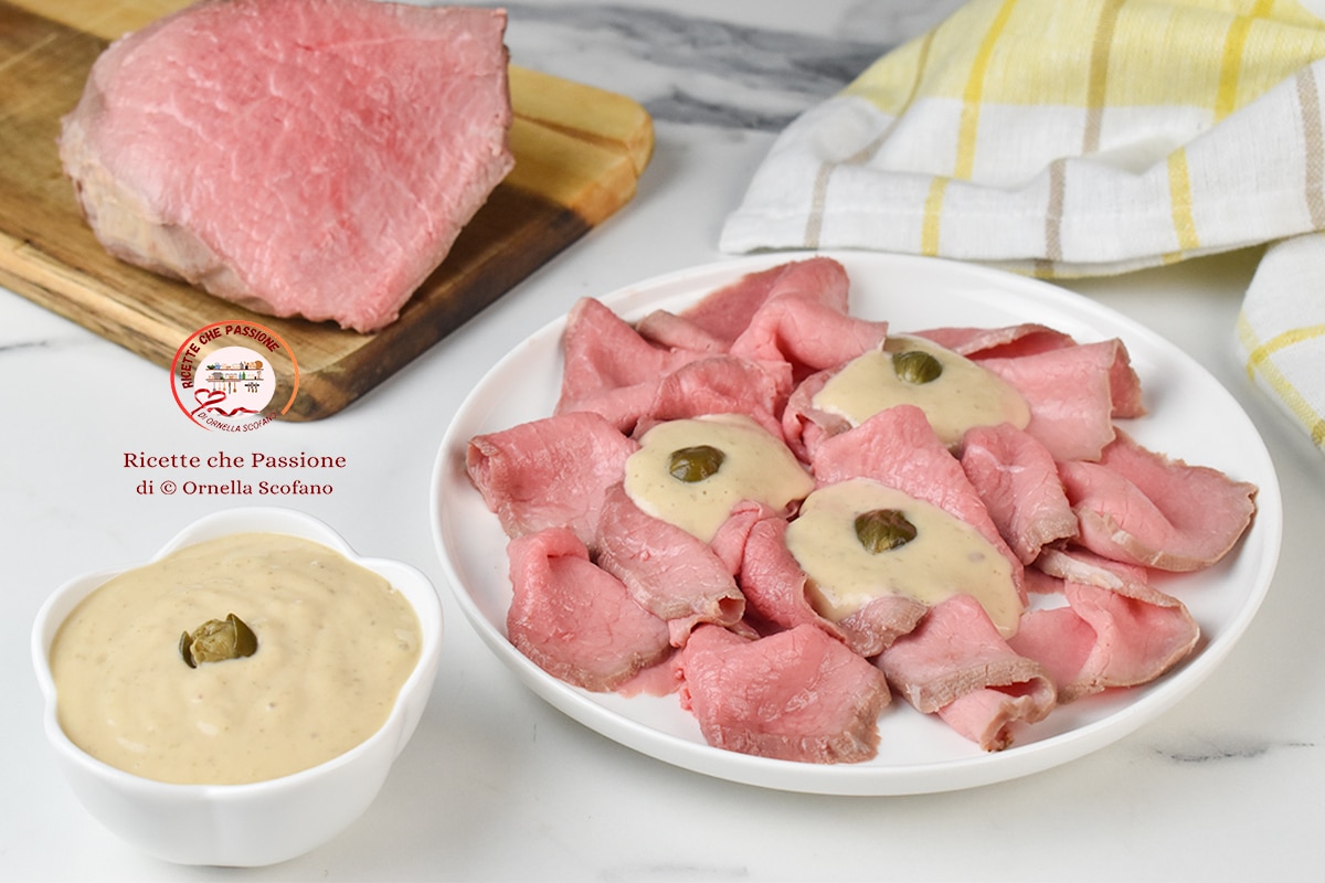 Veau à la sauce thon à basse température