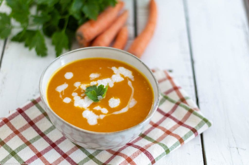 velouté de carottes au lait de coco