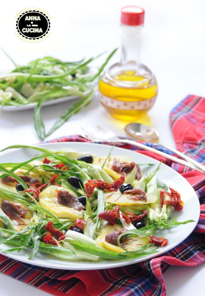 Salade de chicorée à la paysanne