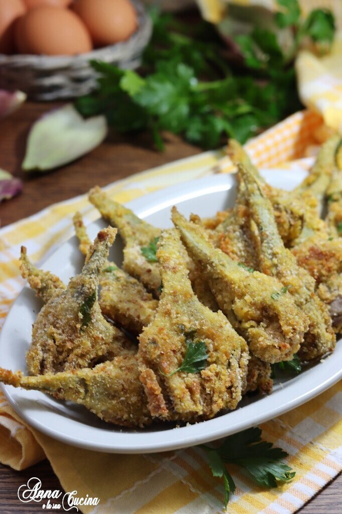 Artichauts avec chapelure savoureuse cuits au four