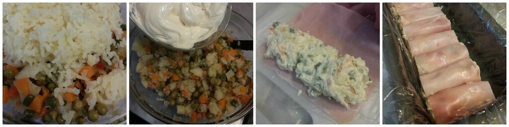 rouleaux de salade russe