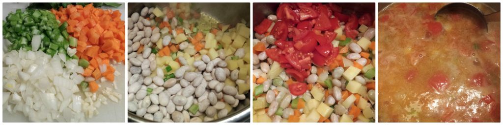 soupe de moules et haricots