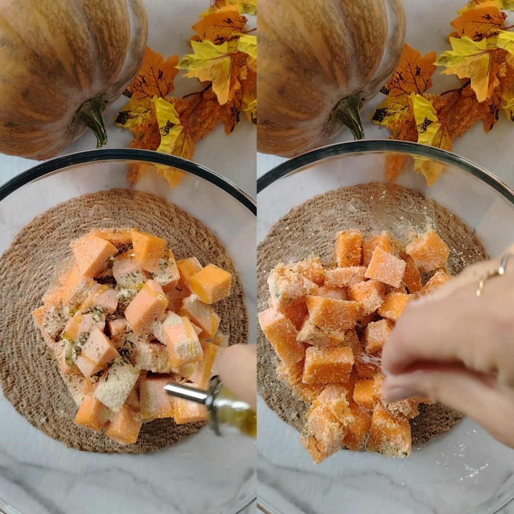 Gratin de potiron au four