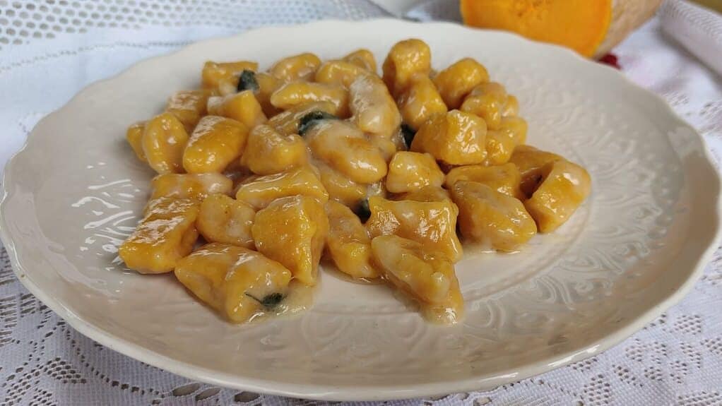 Gnocchis de potiron sans pommes de terre