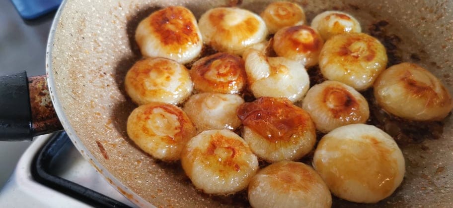 Oignons au vinaigre balsamique