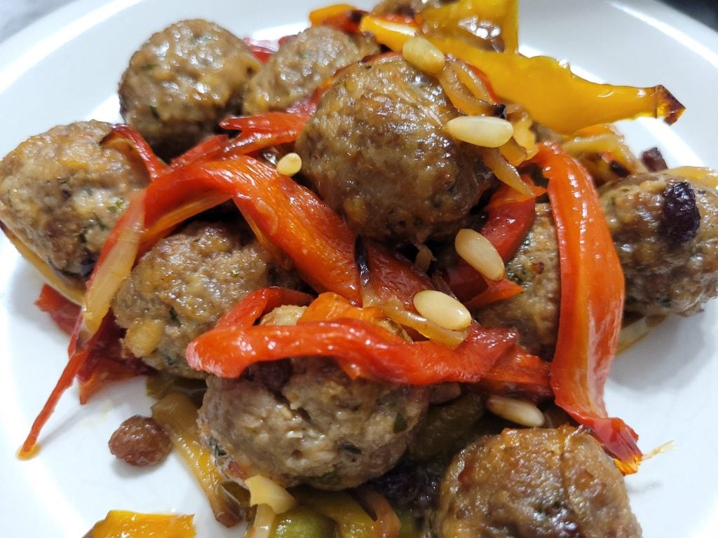 Boulettes aigres-douces à la friteuse à air
