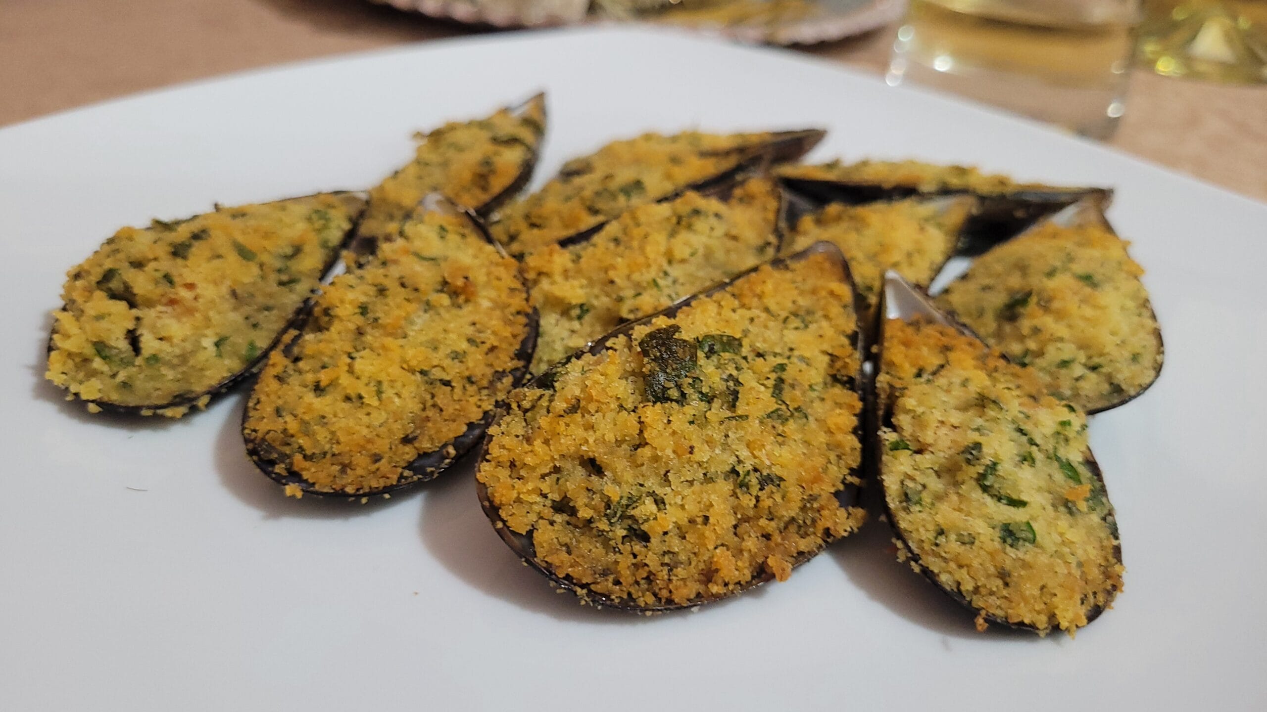 Moules gratinées à la friteuse à air