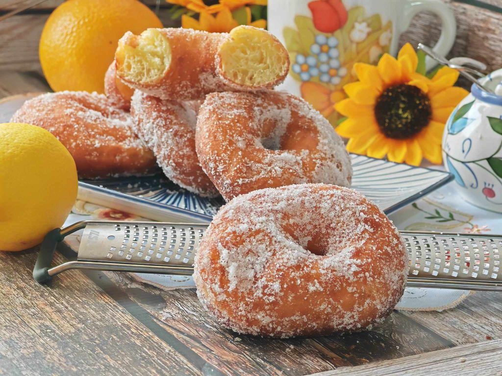 Graffes Napolitaines originales avec pommes de terre