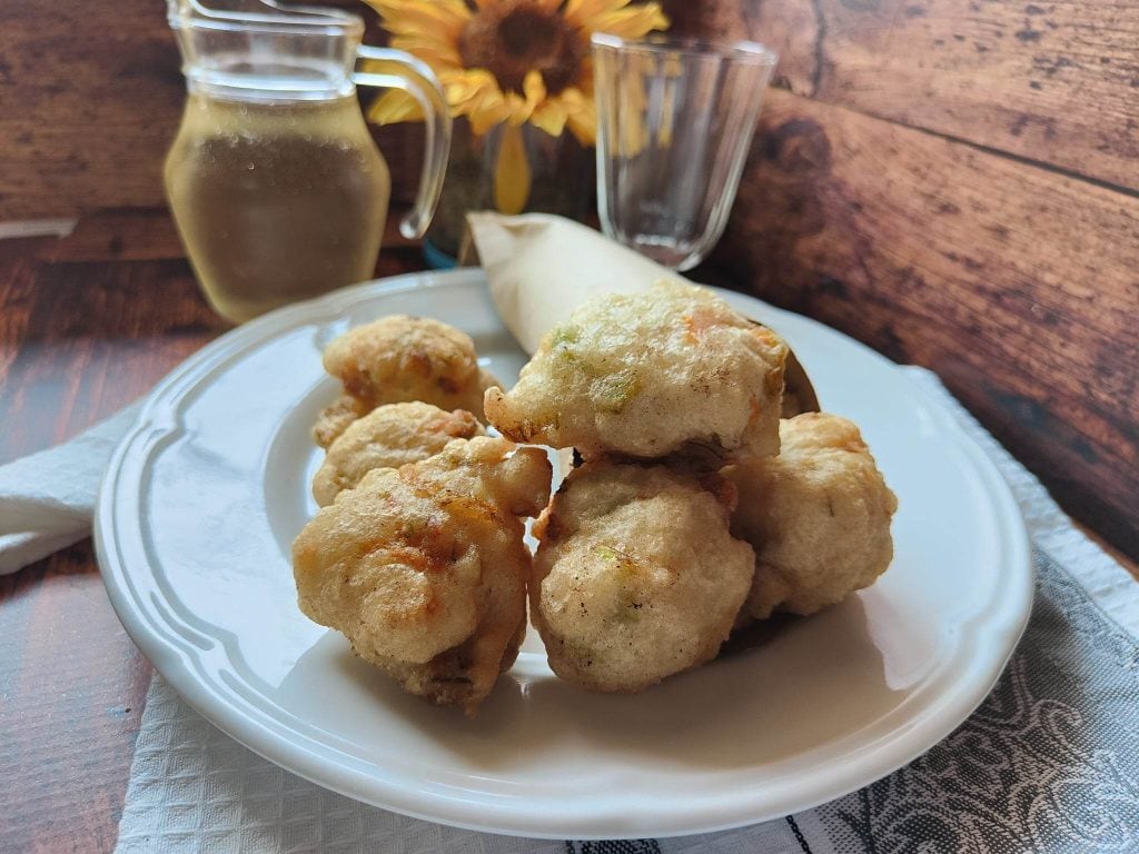 Beignets de fleurs de courgette