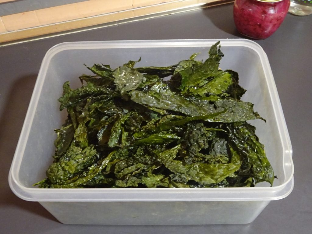 Chips de chou kale