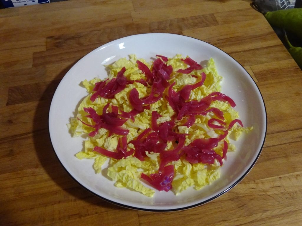 Salade de chou et soja