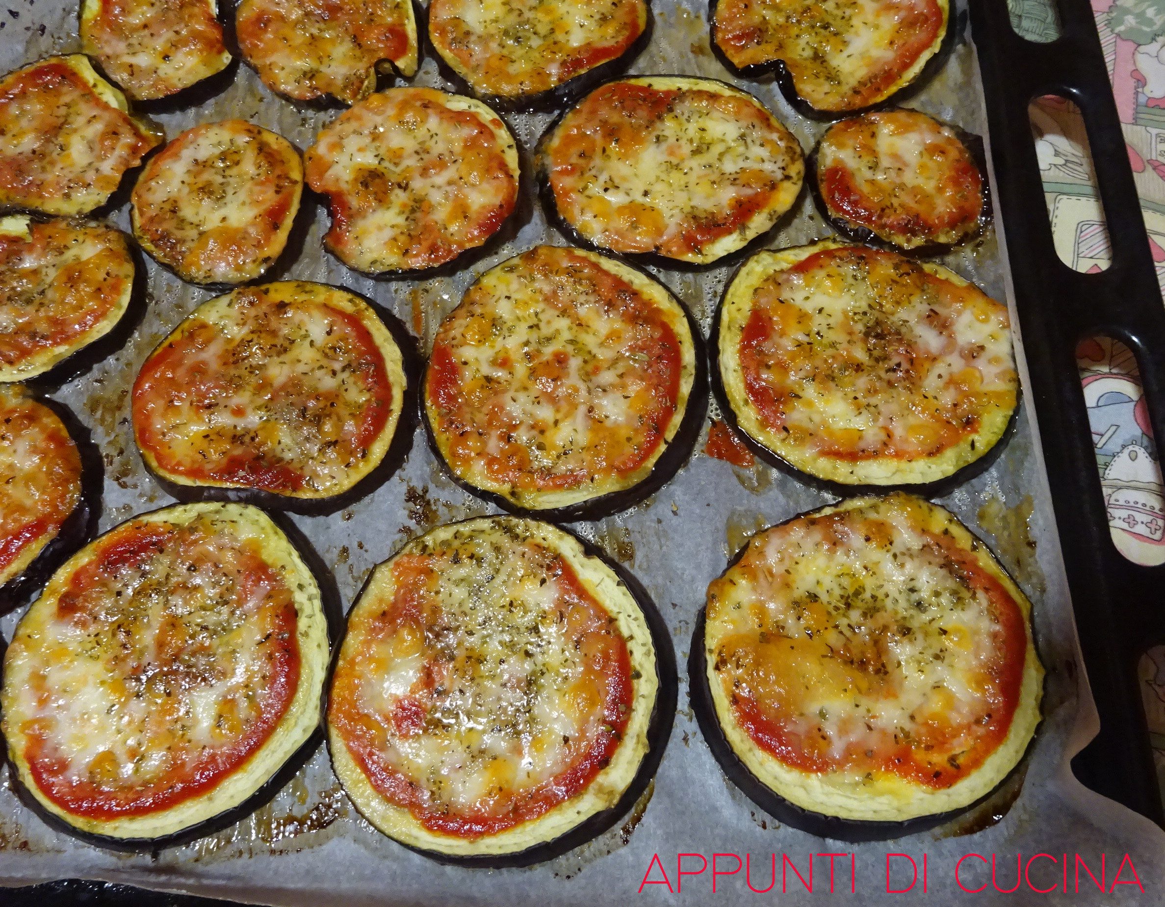 MINI-PIZZAS D’AUBERGINES