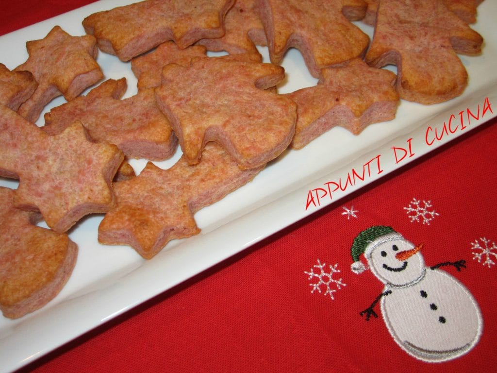 Biscuits salés à la betterave