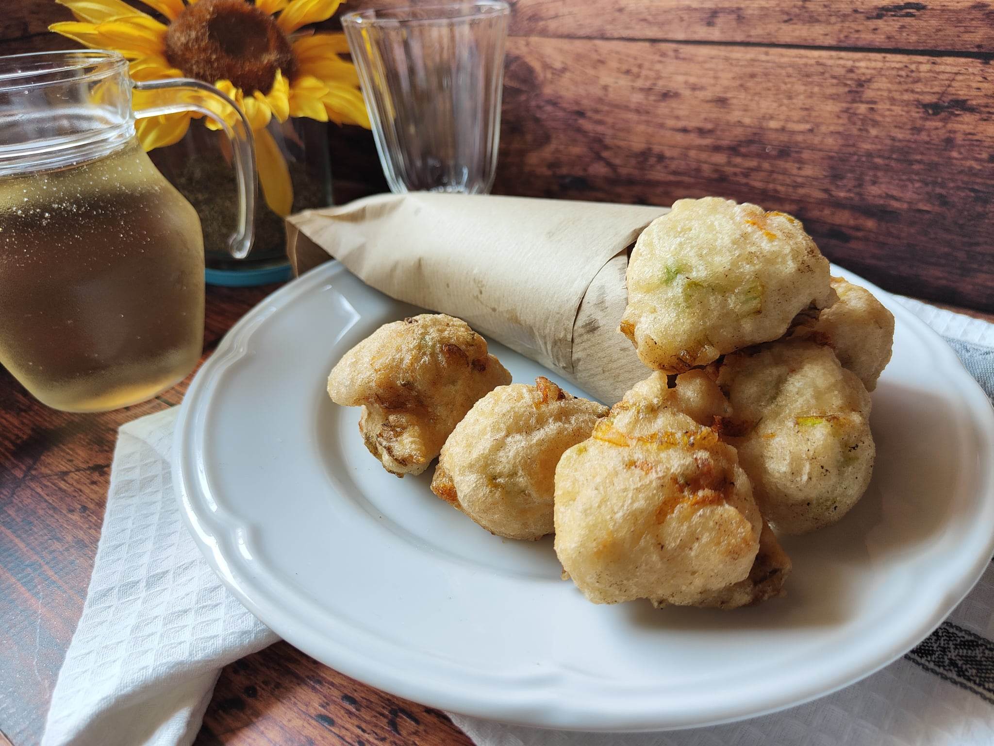 Beignets de fleurs de courgette