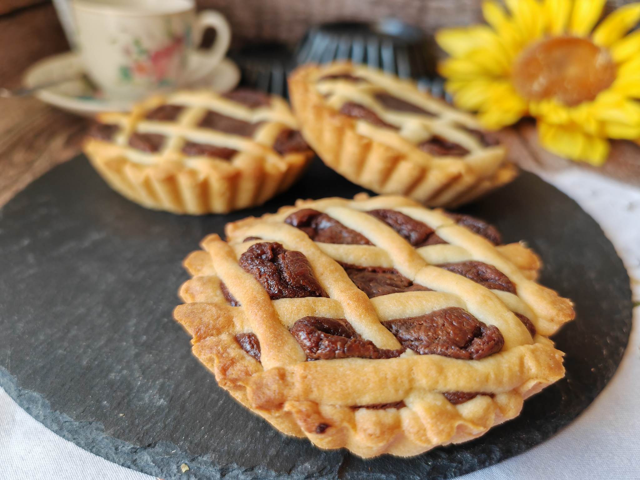 Tartelettes à la crème de noisette