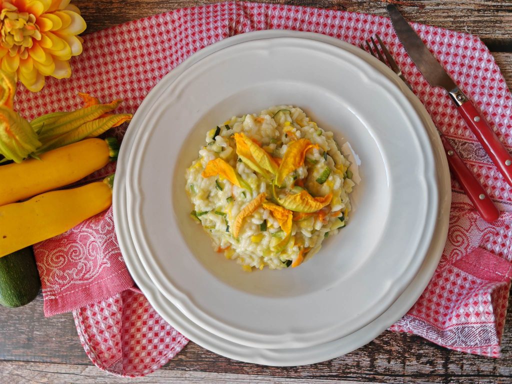 Risotto aux fleurs de courgette