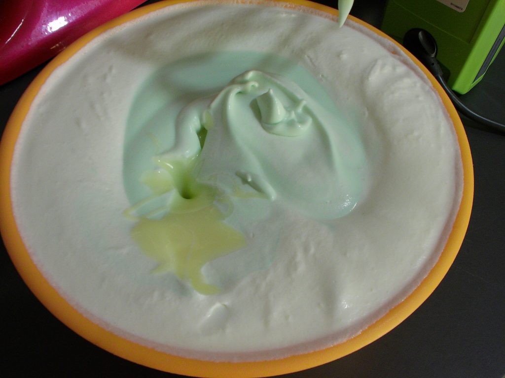 Glace menthe et chocolat