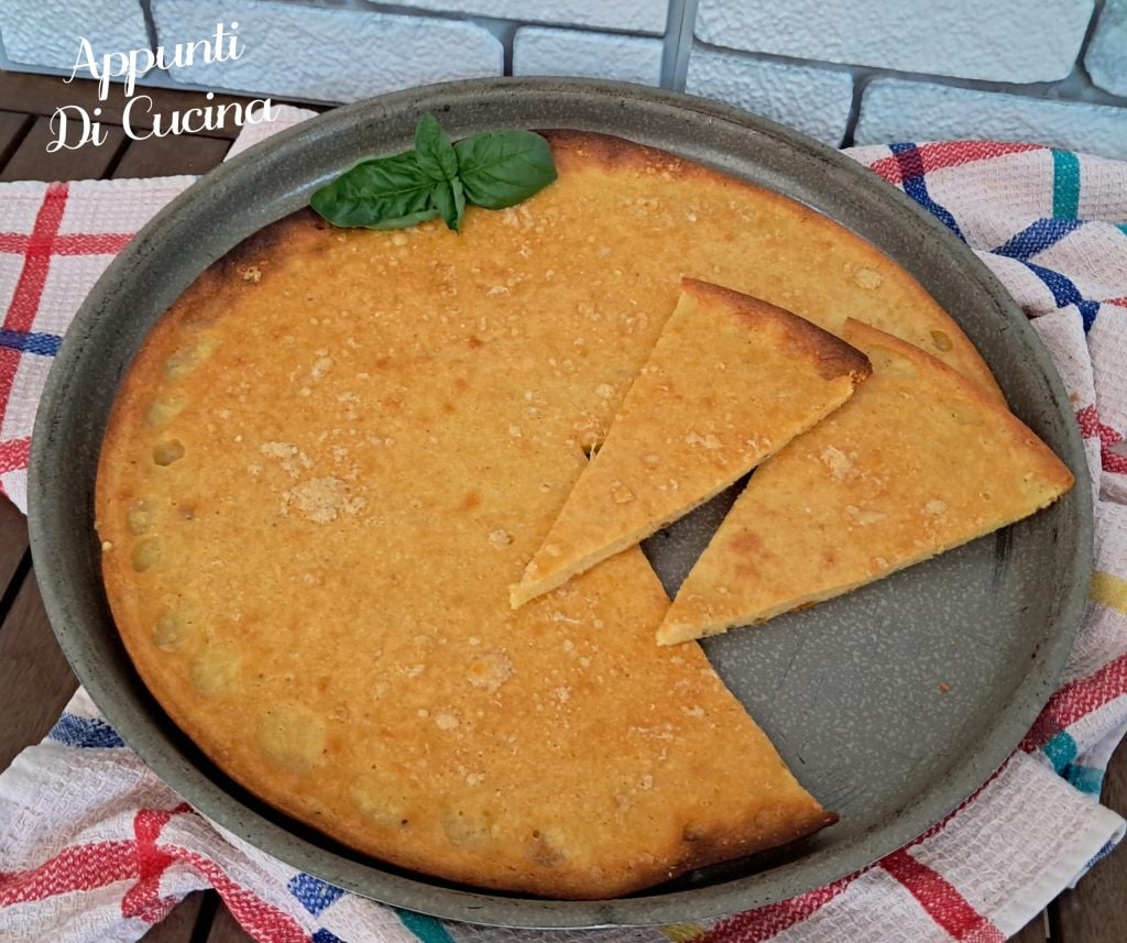 Focaccia pois chiches et grana