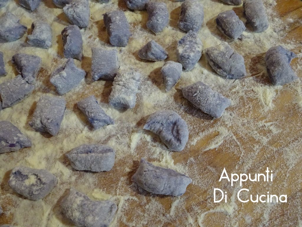 Gnocchi de chou rouge