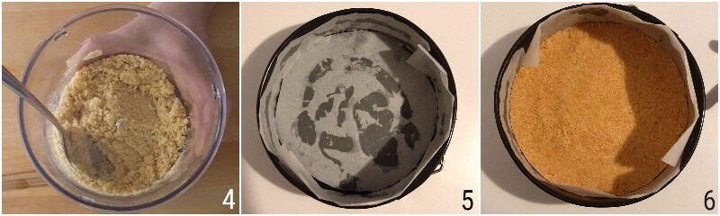 A. faire la base pour le cheesecake au melon