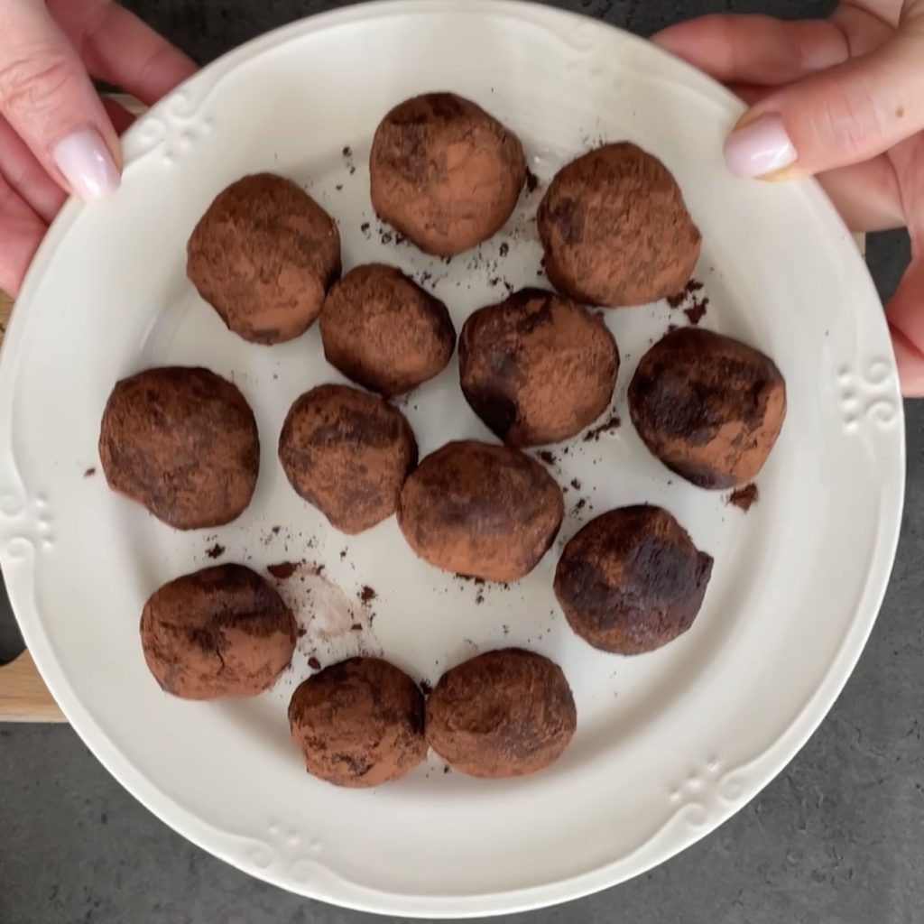 Boules de pandoro à la nutella