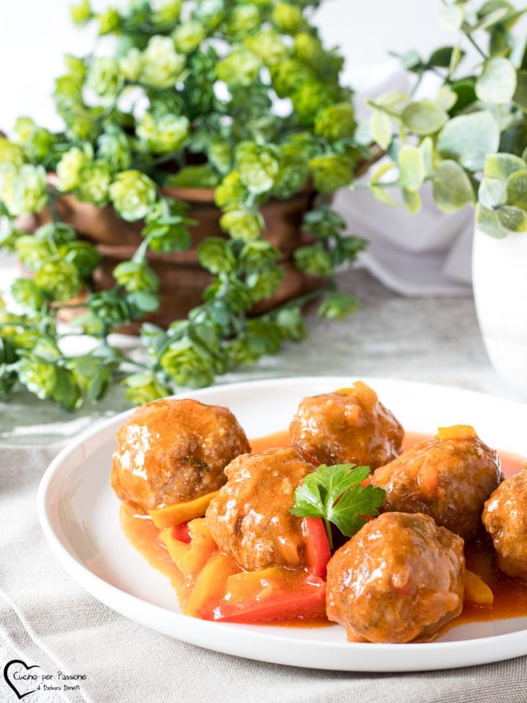 boulette avec poivrons