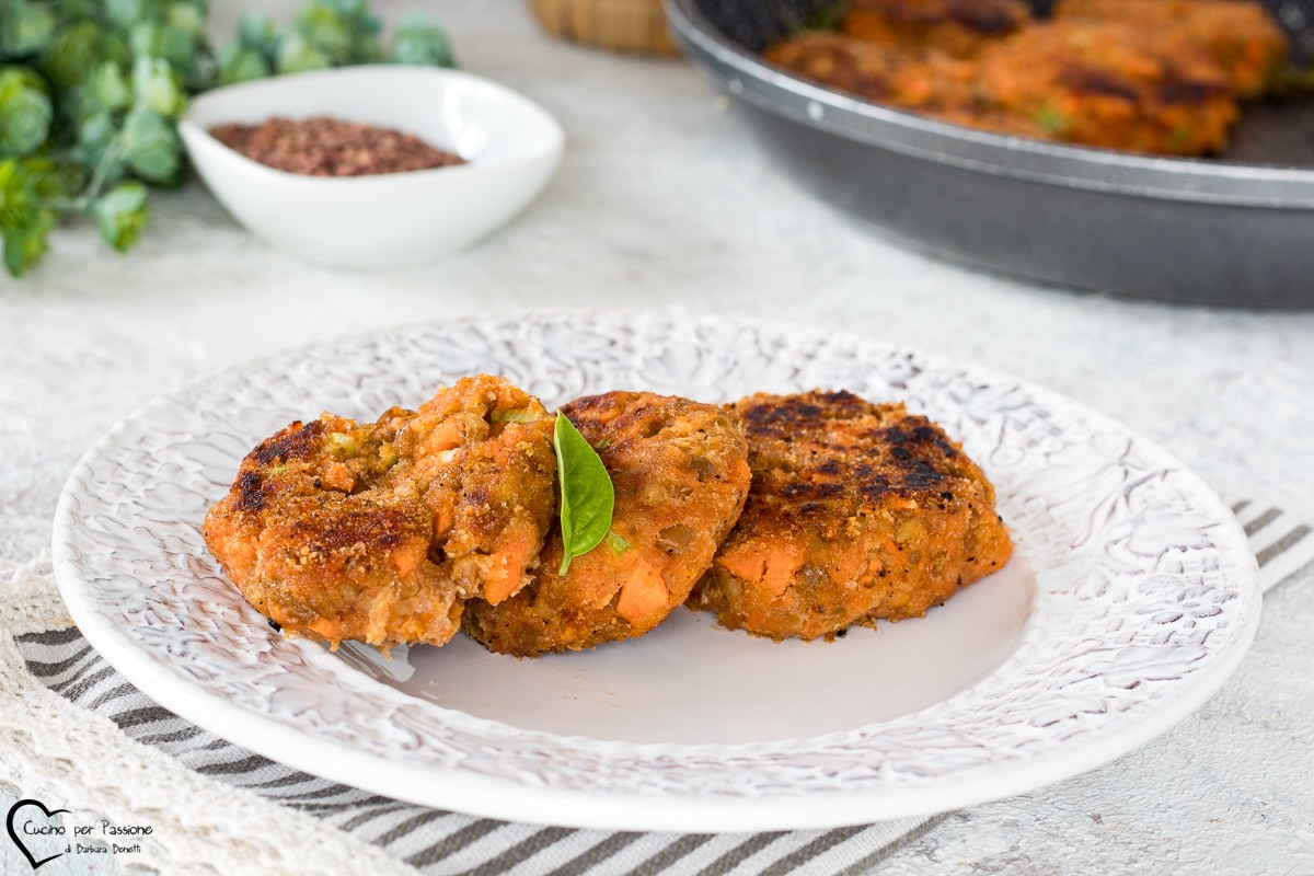 BOULETTES DE LENTILLES AVEC LÉGUMES