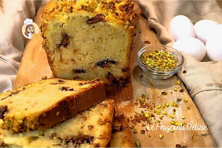 cake et éclats de pistache