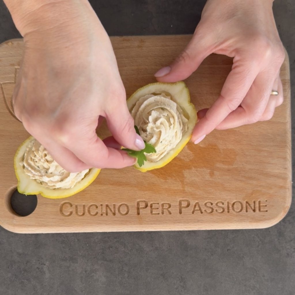 Citron farci au thon