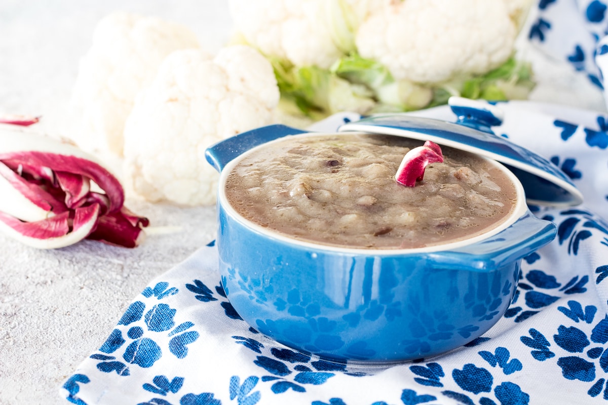 CRÈME DE CHOU-FLEUR ET RADICCHIO