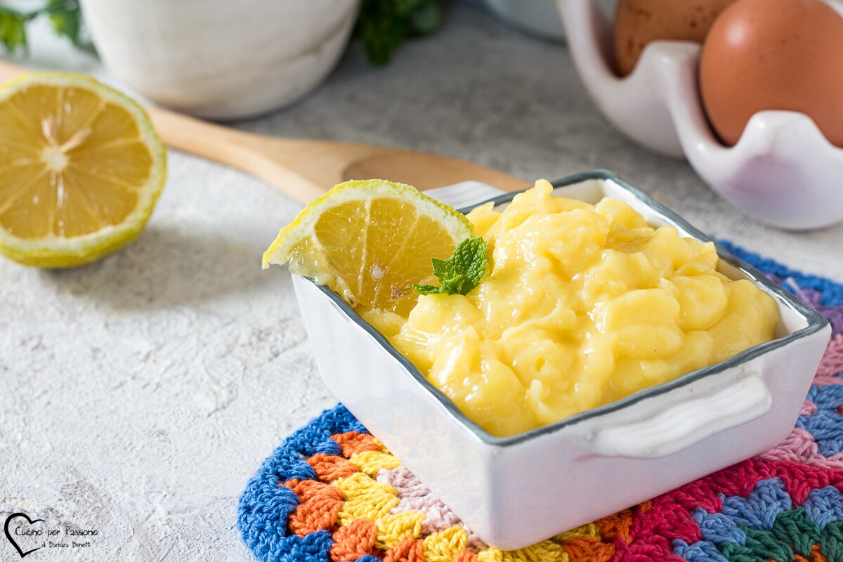 CRÈME PÂTISSIÈRE AU CITRON pour farcir de nombreux desserts