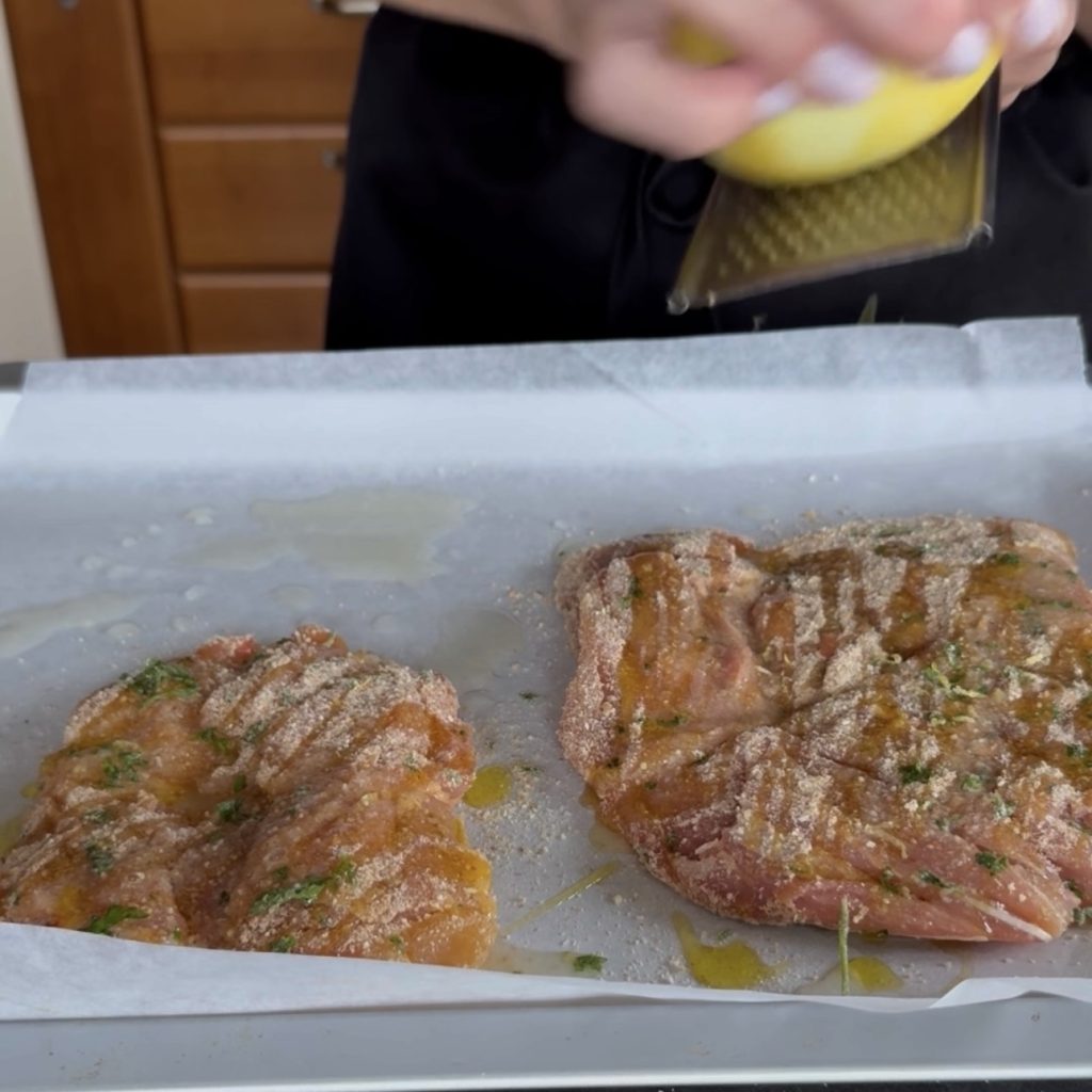 Cuisses de poulet désossées au four