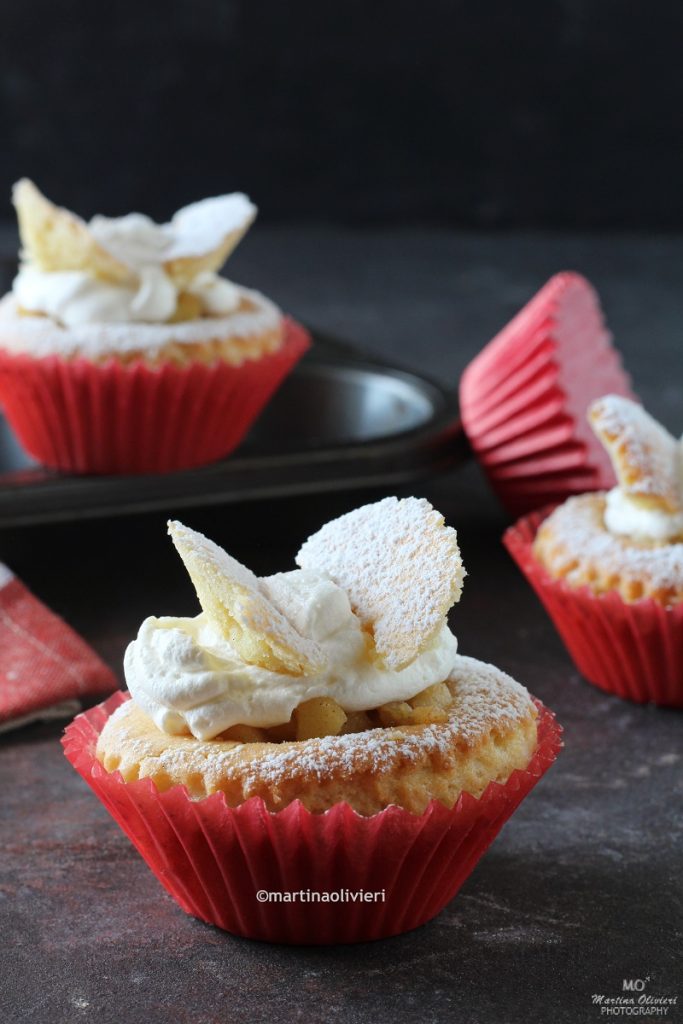 Cupcake aux pommes épicées
