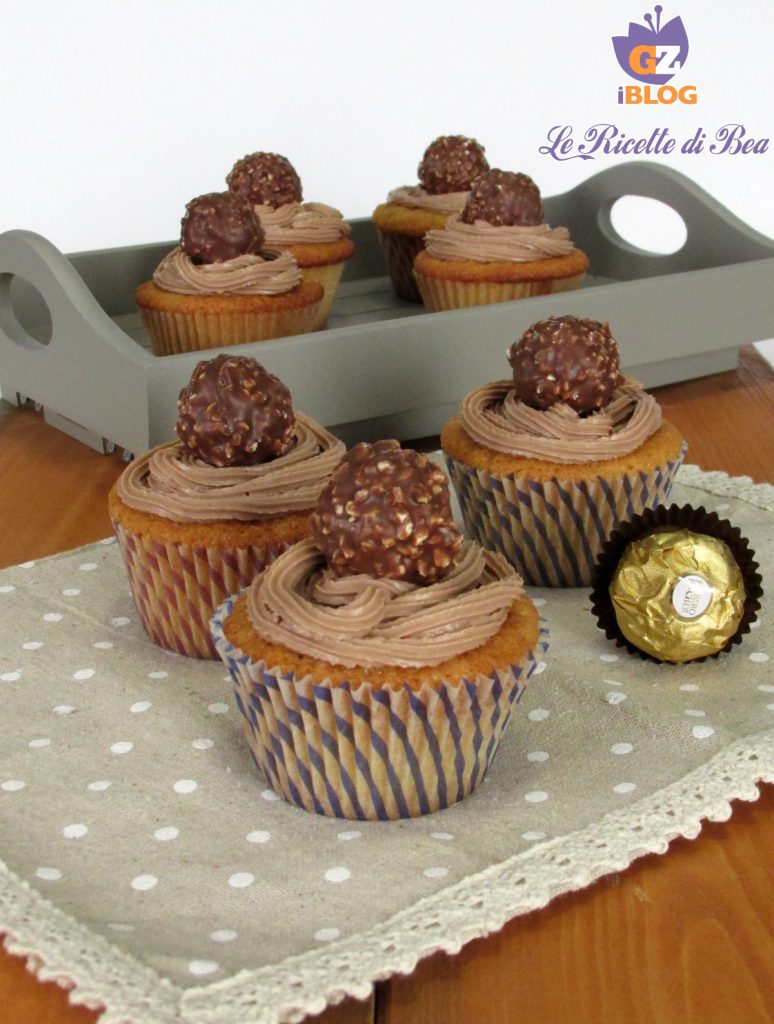 cupcake à la nutella et ferrero