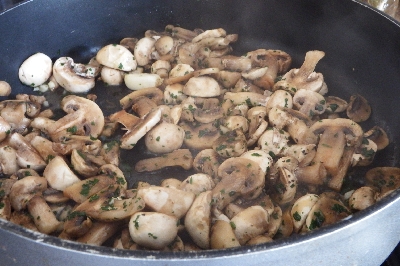 GNOCCHI DE POLENTA AUX CHAMPIGNONS