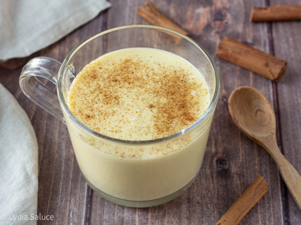 Eggnog sans œufs crus