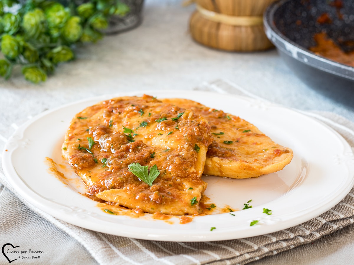 ESCALOPES AVEC TOMATES SÉCHÉES