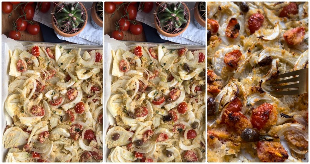 FENOUILS GRATINÉS au four À LA MÉDITERRANÉENNE