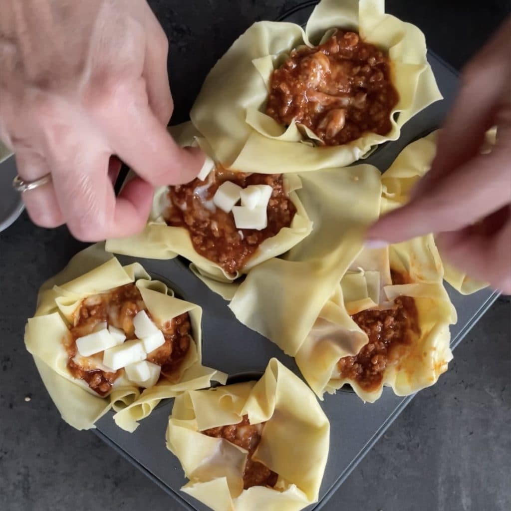 Feuilletés de lasagne au ragù