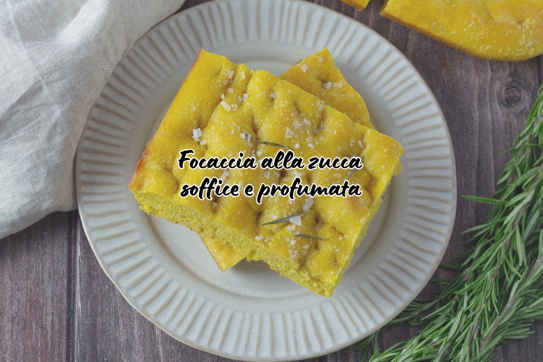 Focaccia à la citrouille moelleuse et parfumée
