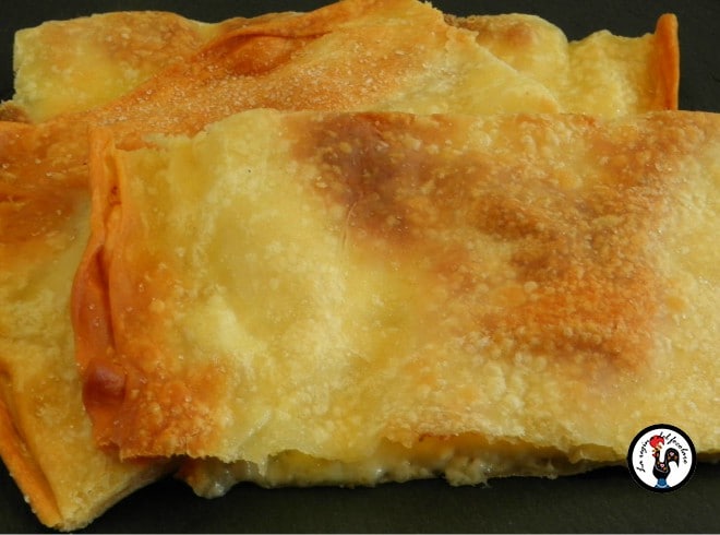 Pasta folle et focaccia au fromage